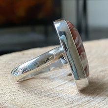 Cargar imagen en el visor de la galería, Anillo de plata 0.925 con Piedra Natural (ajustable)
