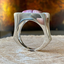 Cargar imagen en el visor de la galería, Anillo de plata 0.925 con Murano de Venecia. Disponible en talla 9 y 9.5
