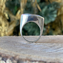 Cargar imagen en el visor de la galería, Anillo de plata 0,925 con Cristal Facetado (talla 7 y talla 7.5)
