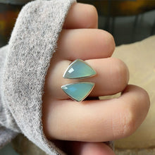 Cargar imagen en el visor de la galería, Anillo de Plata 0.925 y Jade Andino. Disponible en talla 8
