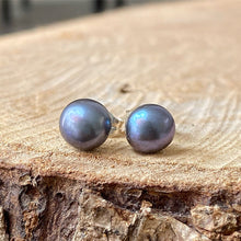 Cargar imagen en el visor de la galería, Aretes de Perlas Naturales en plata .925
