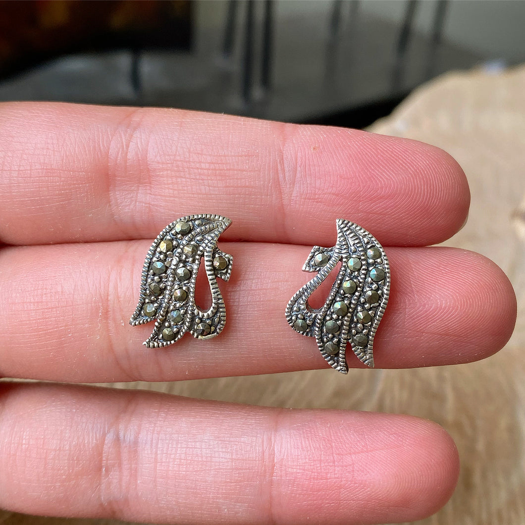 Aretes de Plata 0.925 con Acerinas