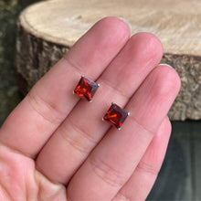 Cargar imagen en el visor de la galería, Aretes de plata 0.925 con cristales facetados
