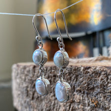 Cargar imagen en el visor de la galería, Aretes de plata 0.925 con Real Pearl
