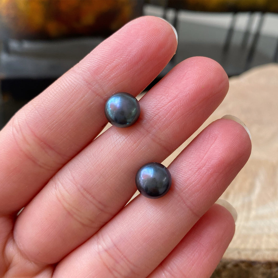 Aretes de Perlas Naturales y plata 0.925