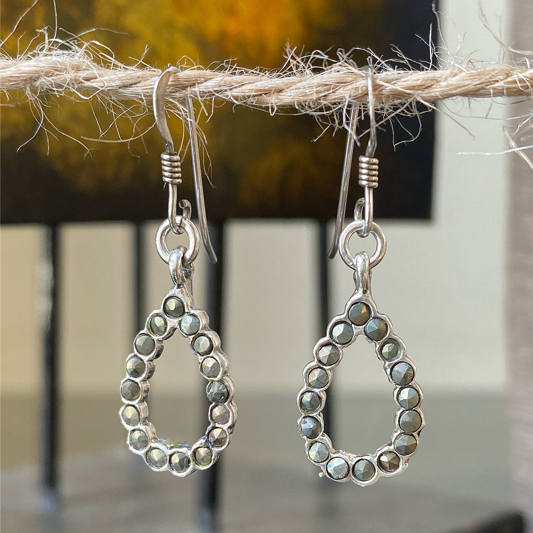 Aretes de Plata 0.925 con Acerinas